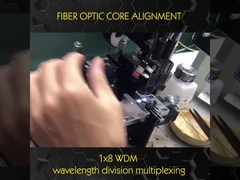 繊維光学の中心の直線1x8 WDMの波長部の多重交換装置