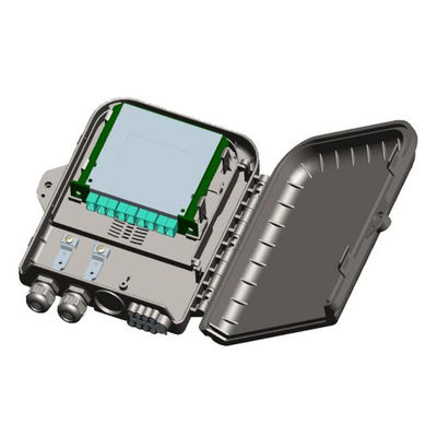 8 Core Fiber Optical Terminal Box with ABS+PC Material and IP55 Protection for Fttx Networks