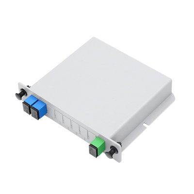 1×2 PLC Fiber Optic Splitter with SC/FC Connection for 1260~1650nm Wavelength Applications
