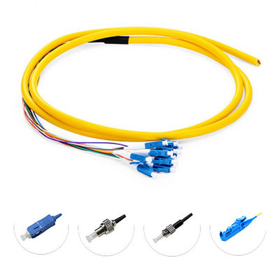 SC/LC/FC/ST APC/UPC Single Mode Multimode PVC LSZH Fiber Optic Patch Cord Pigtail for High-Speed Data Transmission