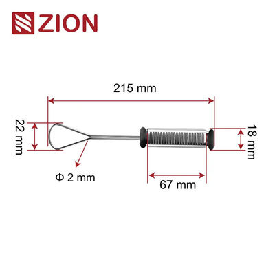 FTTH Stainless Steel Flat Cable Drop Clamp and Wire Clamp