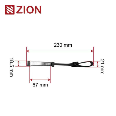 ZCSPC-01 FTTH Combination Flat Cable Drop Clamp | Versatile Fiber Optic Cable Clamp for Secure Installations