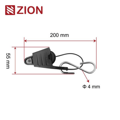 FTTH Combination Flat Cable Drop Clamp ZCSPC-04 - High-Quality Fiber Optic Cable Clamping Solution for FTTH Networks