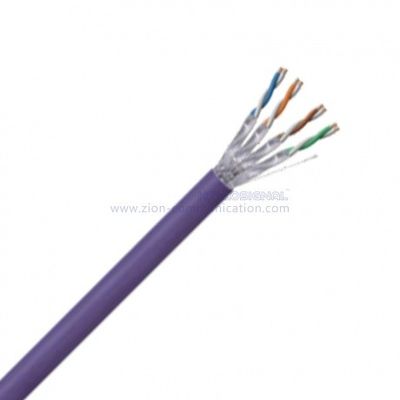 U/FTP CAT 6A Network Cable with LSZH Jacket 23 AWG Bare Copper and 500MHz Bandwidth for High-Speed Data Transmission
