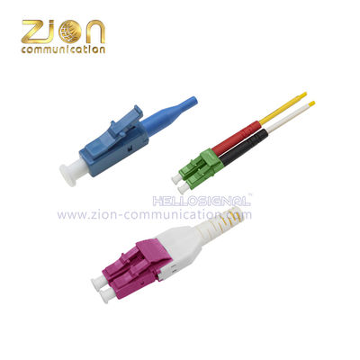 LC Fiber Connector with Pre-polished Ferrule FAST Field Assembly and Ceramic SM UPC for Fiber Optic Cable Assemblies