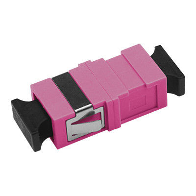 SC OM4 SX Welding Fiber Optic Adapter Without Flange with Ceramic Sleeve for Precise Optical Coupling