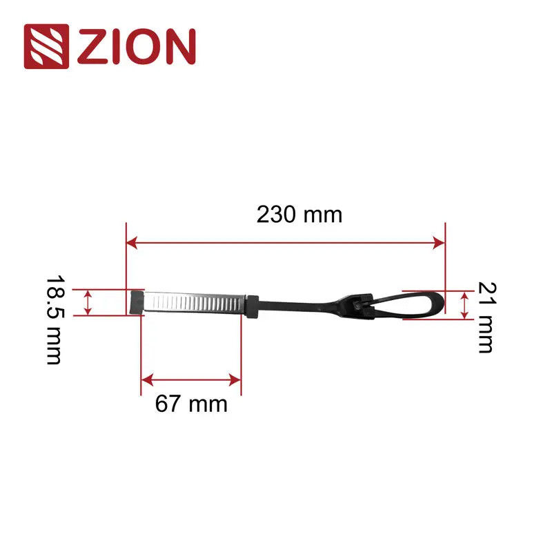 ZCSPC-01 FTTH Combination Flat Cable Drop Clamp | Versatile Fiber Optic Cable Clamp for Secure Installations
