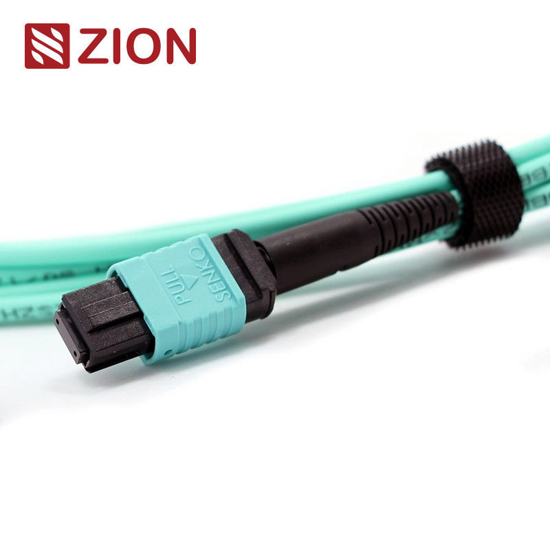 24 Fibers MTP Patch Cord OM3 LSZH 3.0mm Custom Meters for High-Density Data Centers