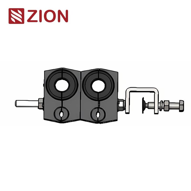 Feeder Clamp 4 Way adss cable accessories CE ROHS VDE UL