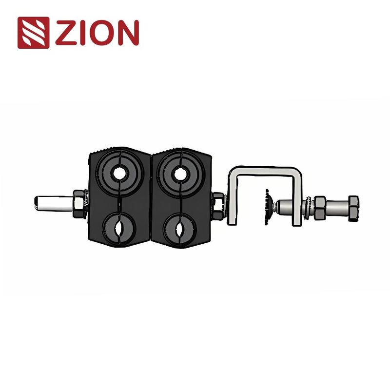 Black Block Feeder Cable adss suspension clamp 4 Way