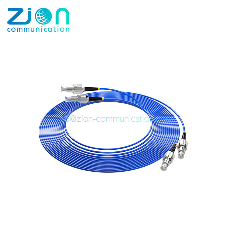 Duplex Jumper OM1 62.5/125μm Fiber Optic Patch Cord with FC to FC Connectors and LSZH Jacket